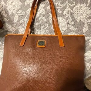 Dooney & Bourke Brown Leather Tote
